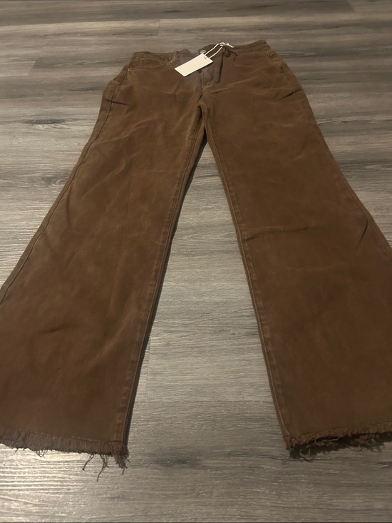 Denim - Women’s Brown Wide-Leg Jeans